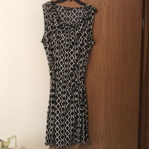 Jones New York Tie Waist Dress